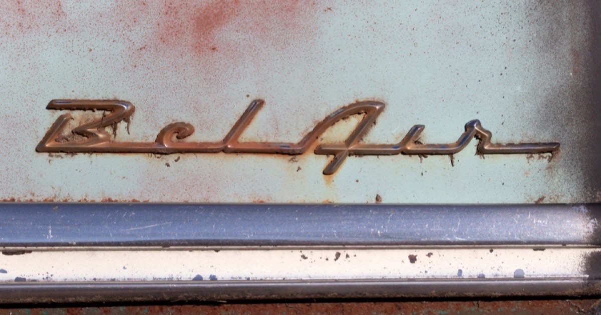 Heavily rusted metal surface before cleaning
